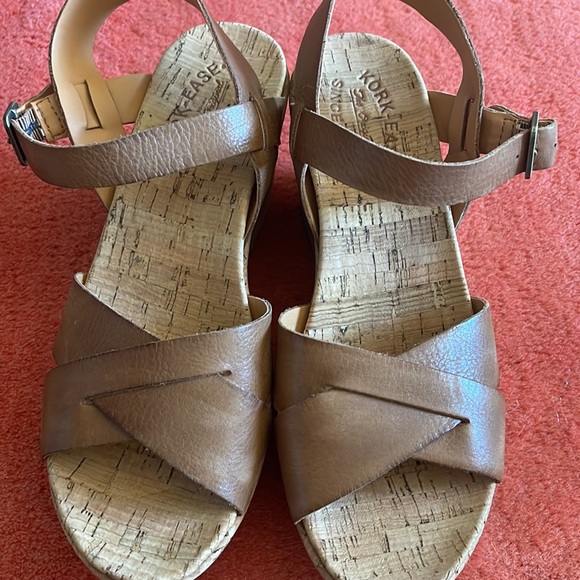 Kork Ease AVA CLASSIC in Natural Vachetta Leather. Womens size 8 US. - Picture 14 of 14